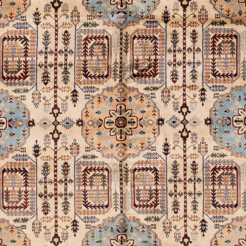 Afghansk teppe - 346 x 250 cm - beige