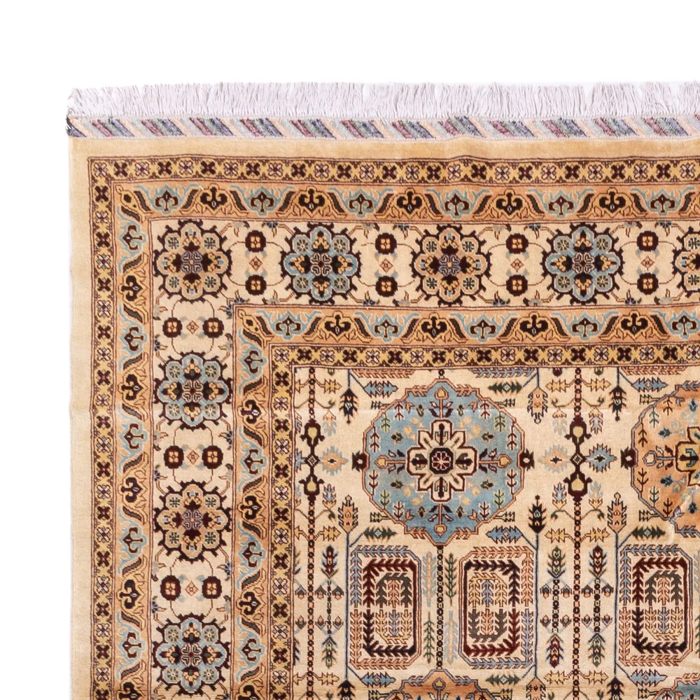 Afghansk teppe - 346 x 250 cm - beige