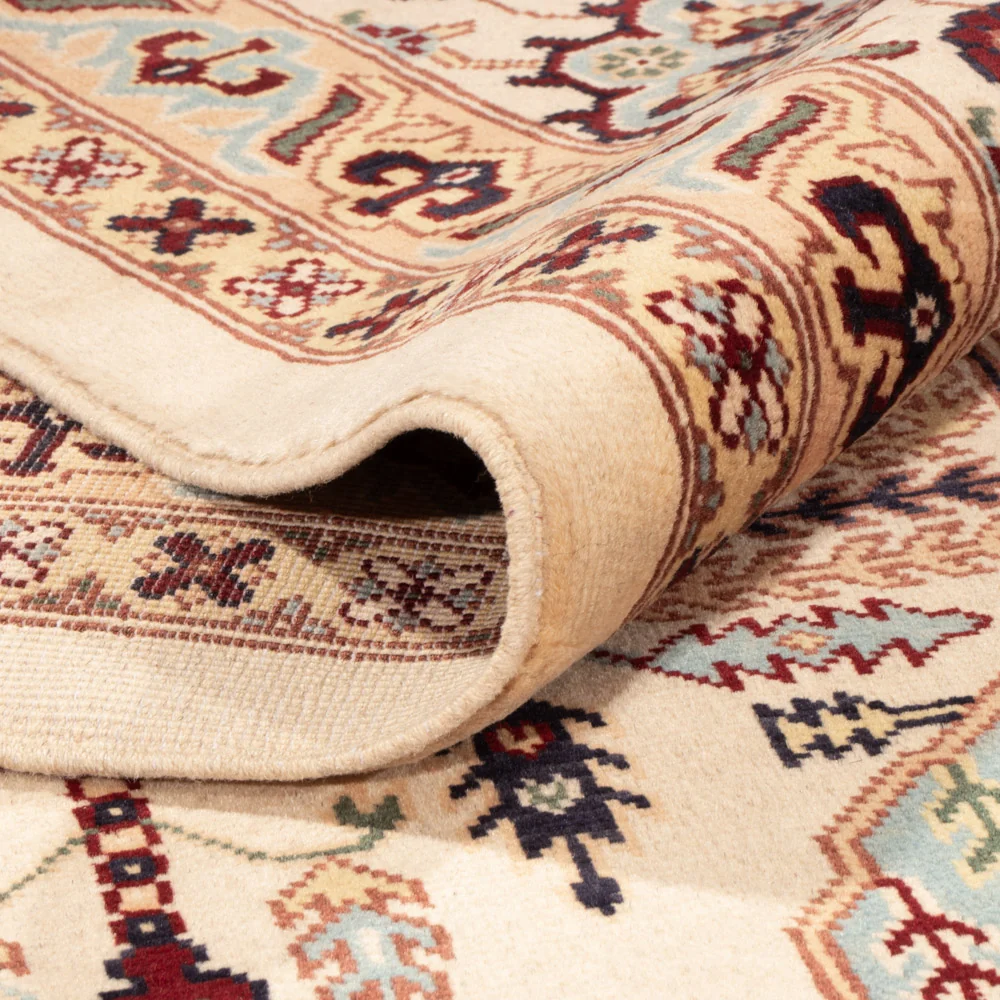 Afghansk teppe - 346 x 250 cm - beige