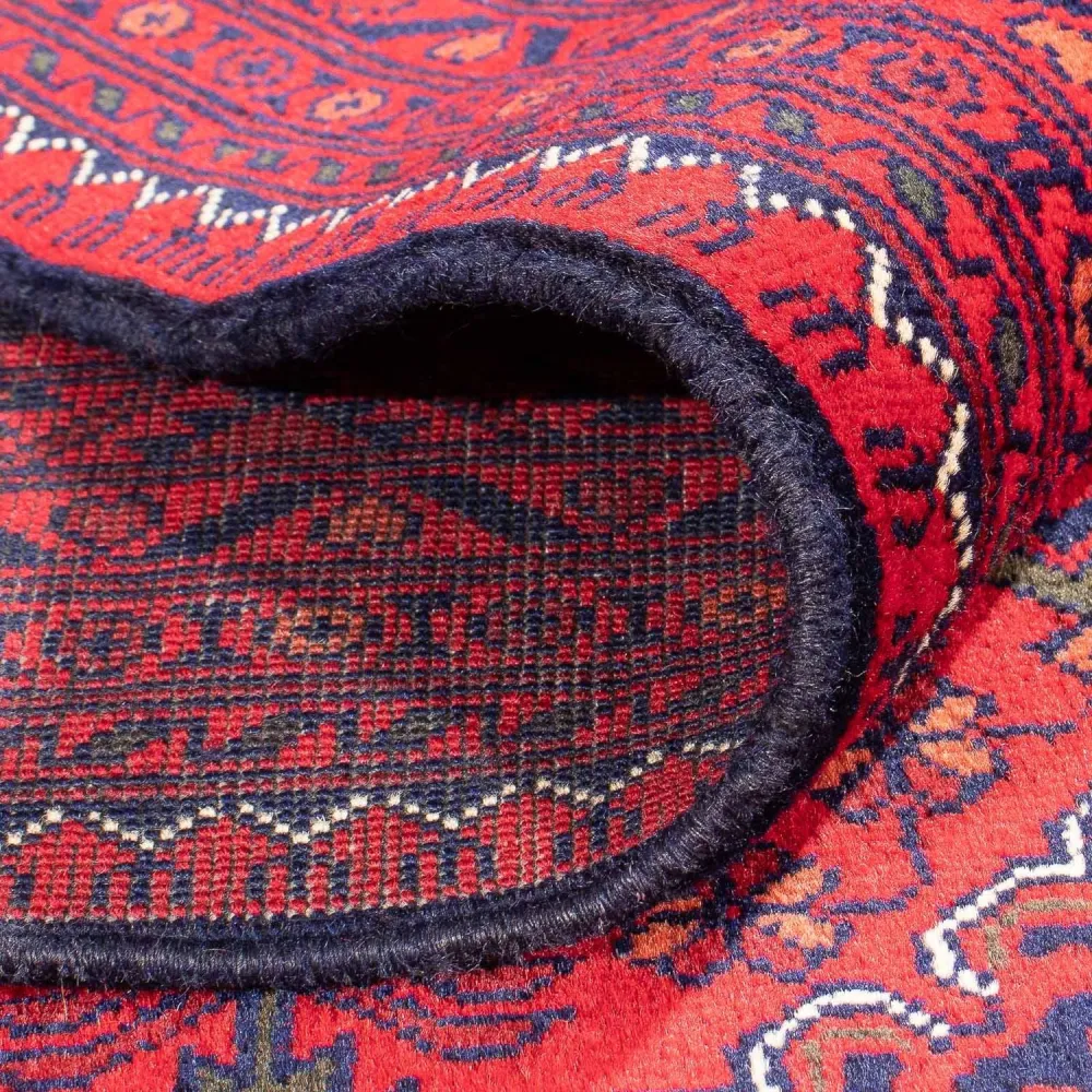 Afghansk teppe - 349 x 246 cm - rød