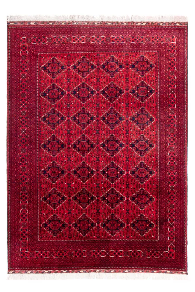 Afghansk teppe - 349 x 246 cm - rød