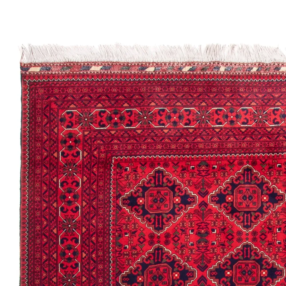 Afghansk teppe - 349 x 246 cm - rød