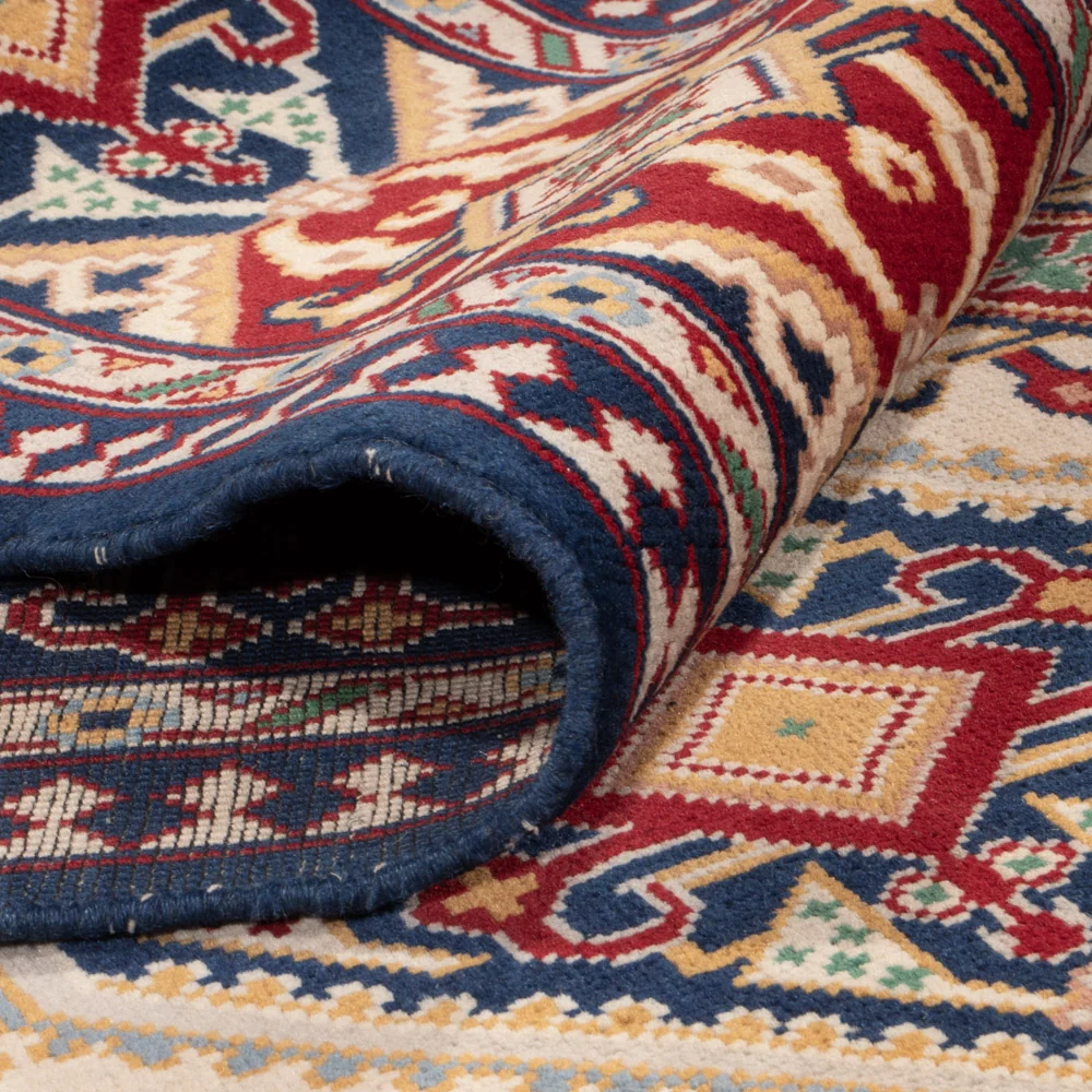 Afghansk teppe - 355 x 250 cm - lys beige