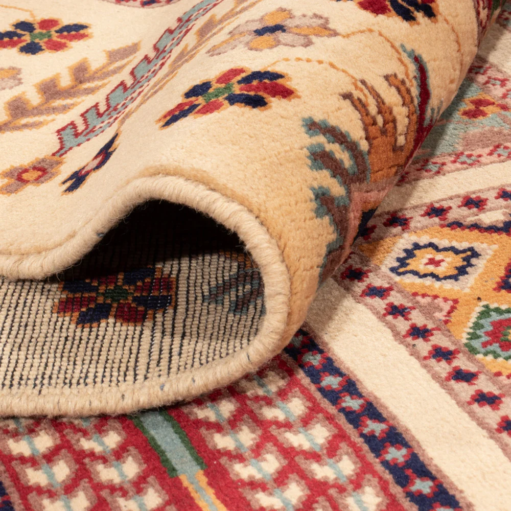Afghansk teppe - 360 x 248 cm - flerfarget