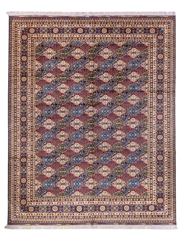 Afghansk teppe - 389 x 300 cm - flerfarget