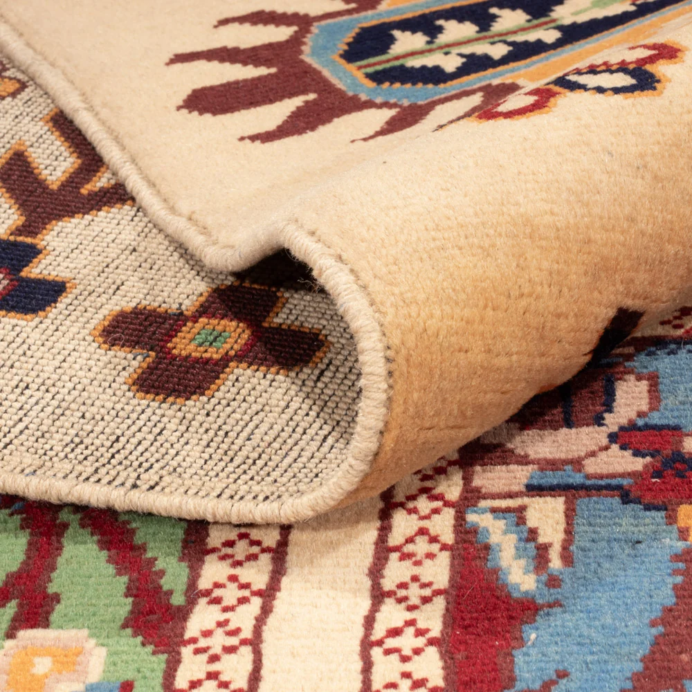 Afghansk teppe - 400 x 295 cm - beige