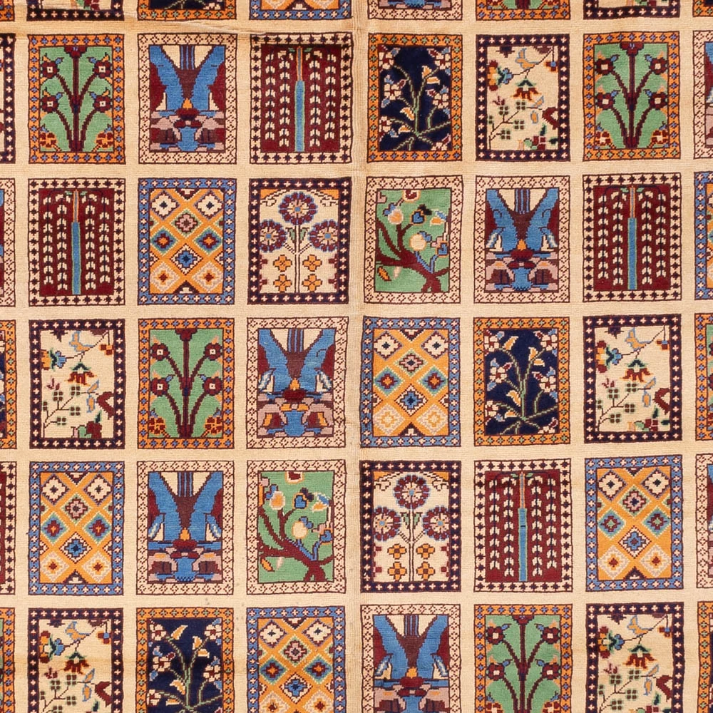 Afghansk teppe - 400 x 295 cm - beige