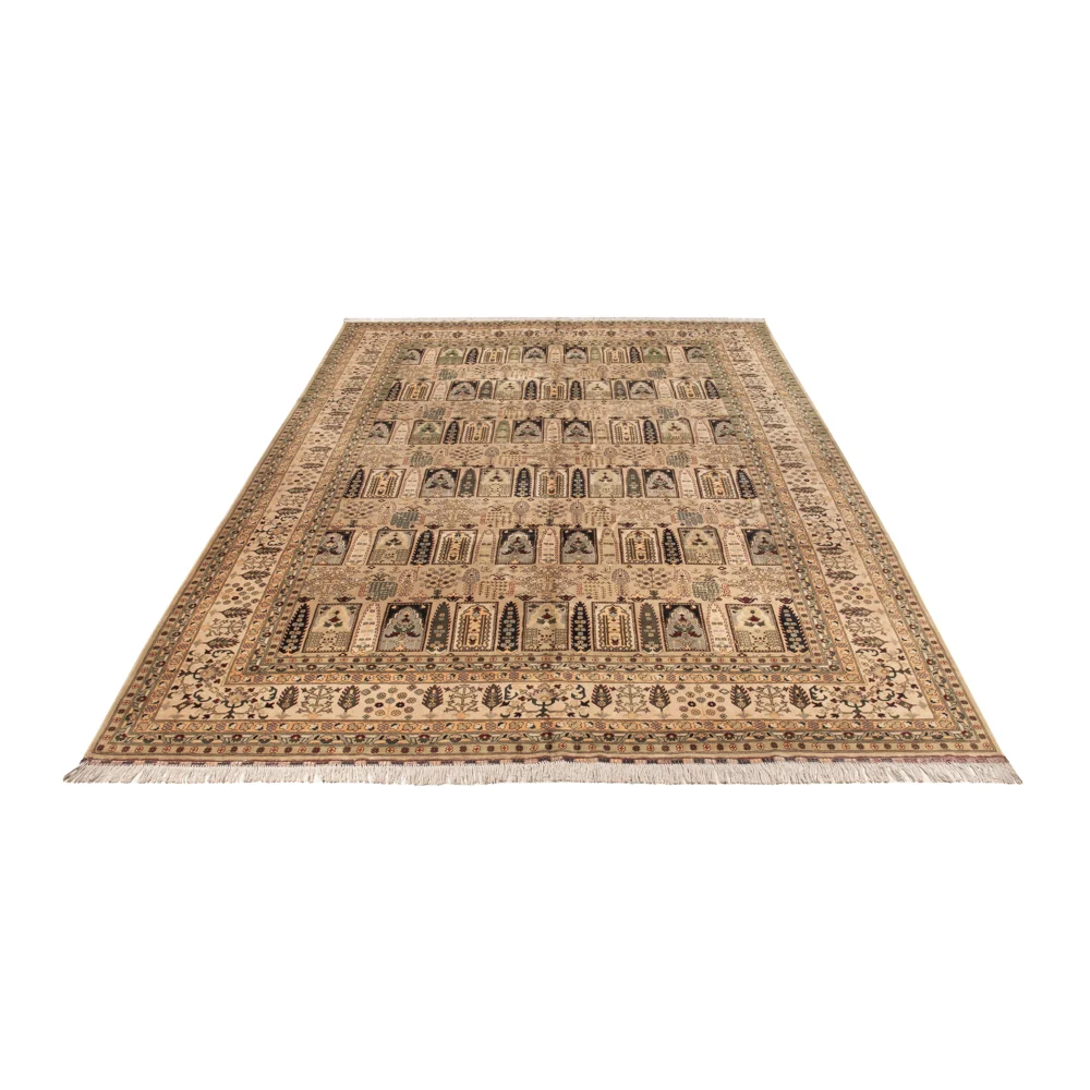 Afghansk teppe - 400 x 300 cm - beige