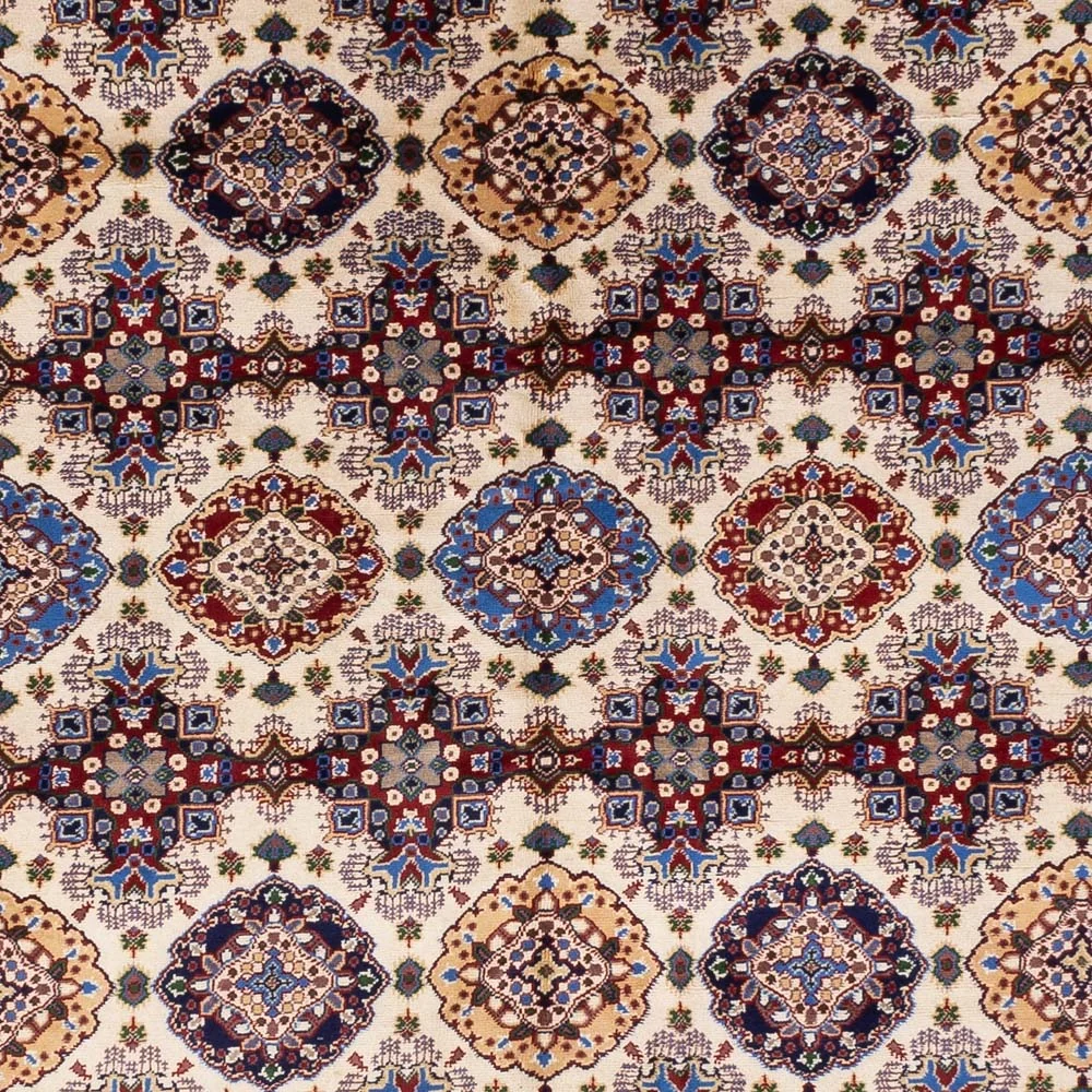 Afghansk teppe - 405 x 295 cm - lys beige
