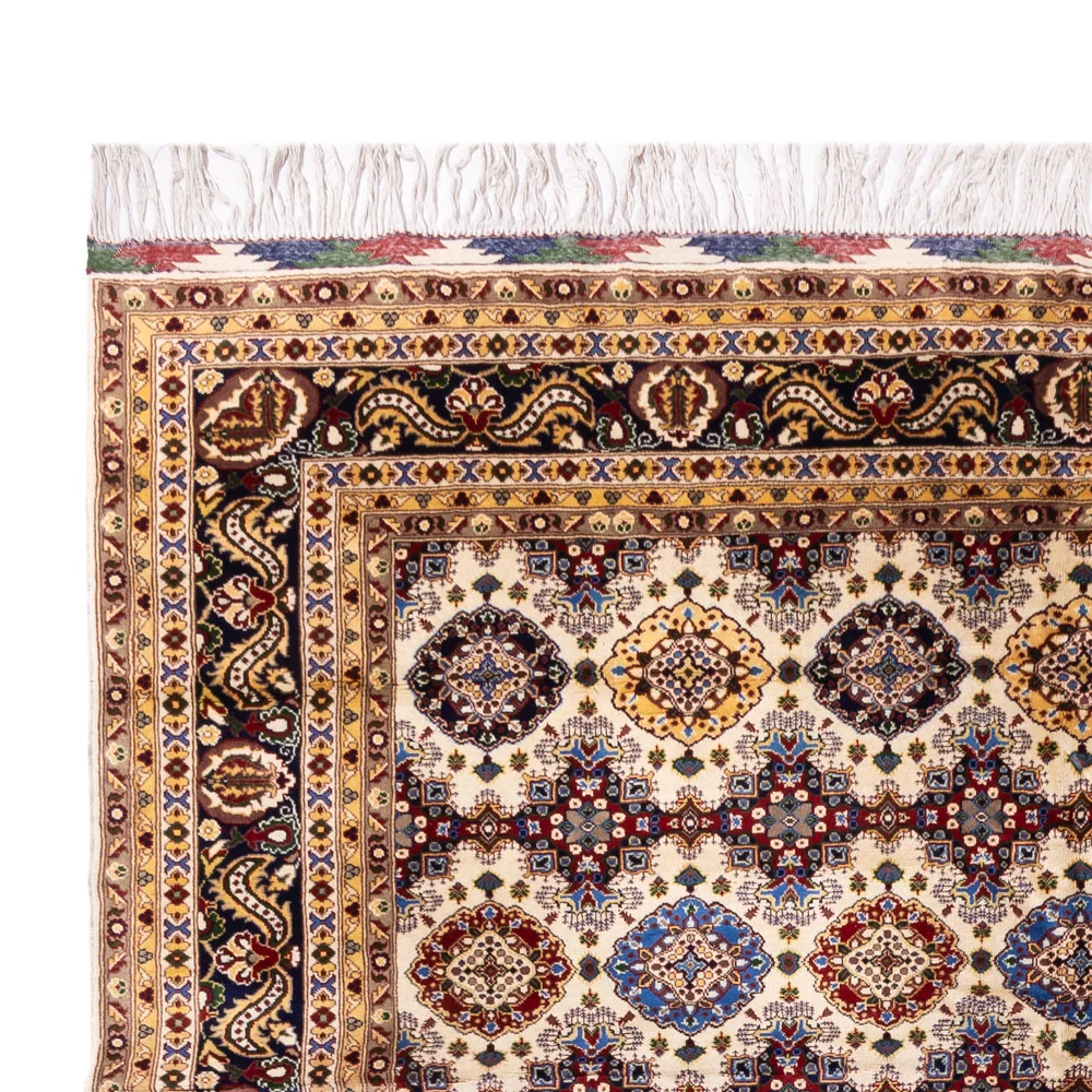 Afghansk teppe - 405 x 295 cm - lys beige