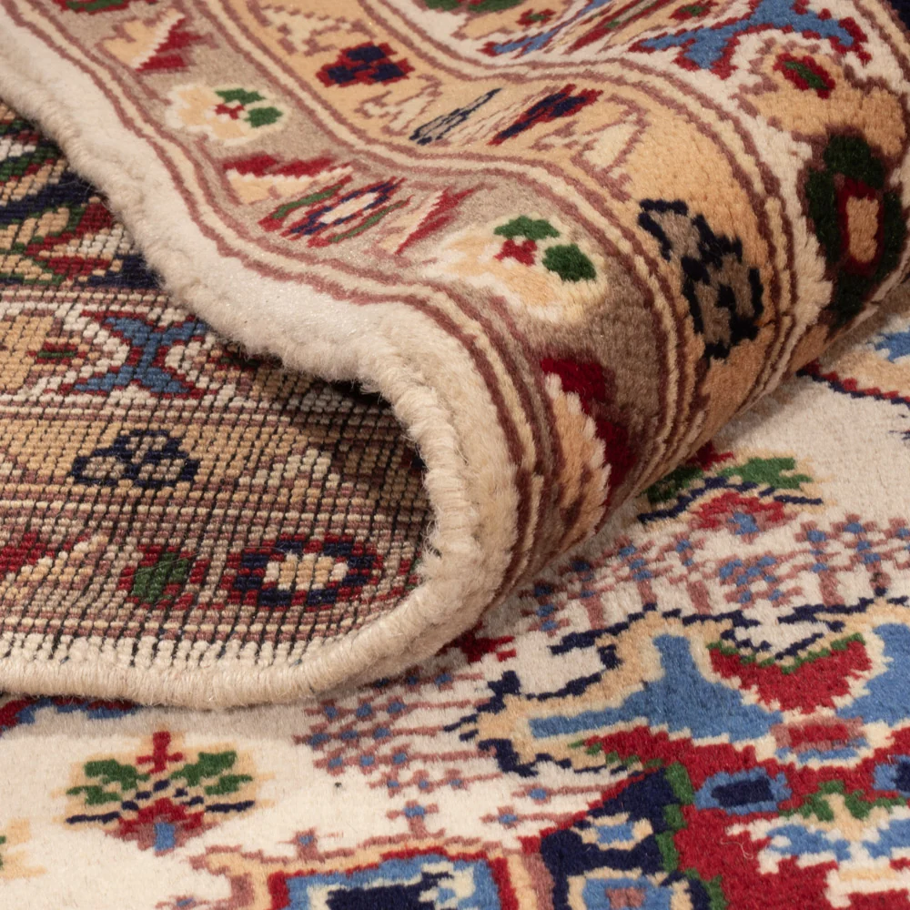 Afghansk teppe - 405 x 295 cm - lys beige