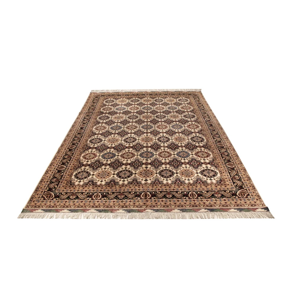 Afghansk teppe - 405 x 295 cm - lys beige