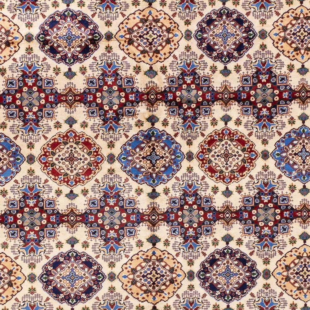 Afghansk teppe - 406 x 295 cm - lys beige