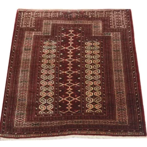 Afghansk teppe - Bukhara - 120 x 90 cm - mørk rød