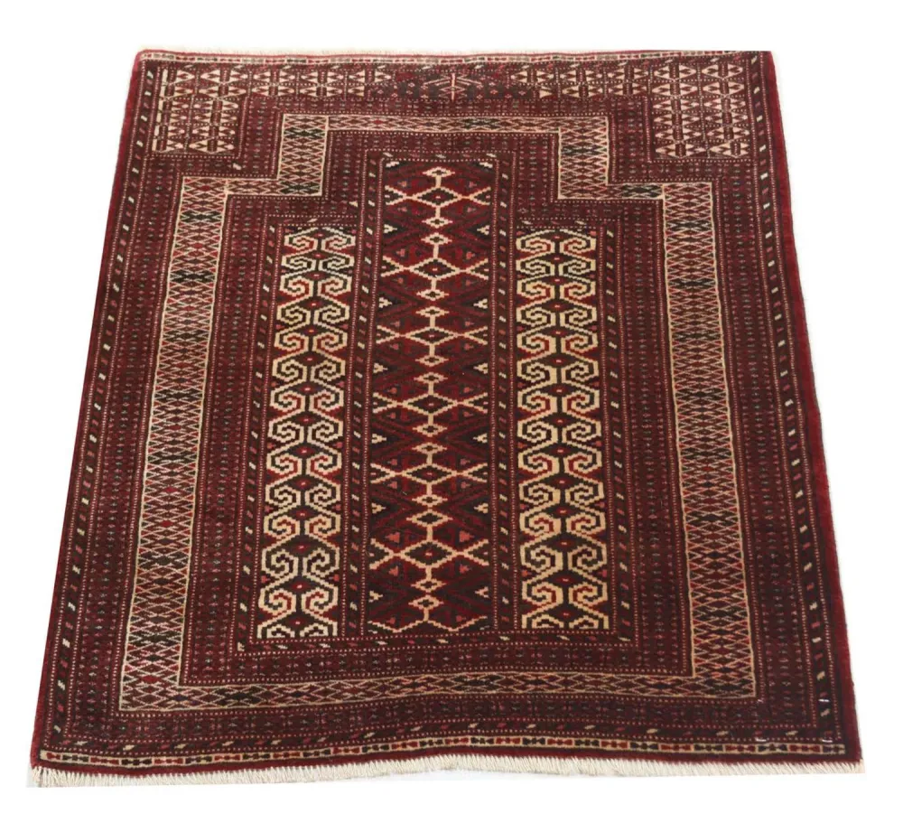 Afghansk teppe - Bukhara - 120 x 90 cm - mørk rød