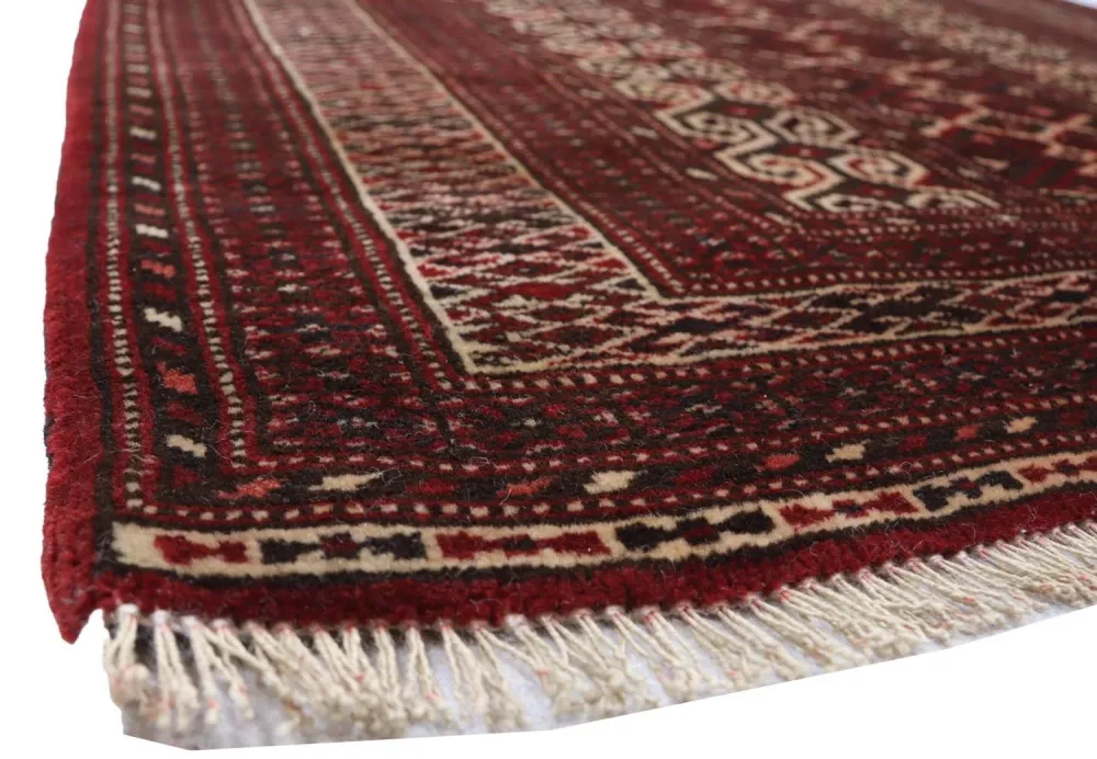 Afghansk teppe - Bukhara - 120 x 90 cm - mørk rød