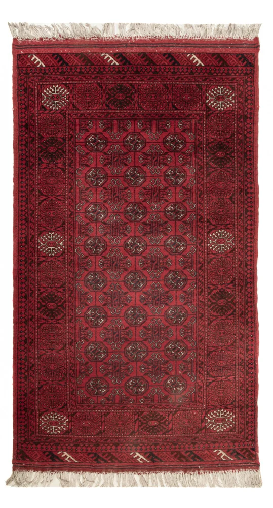 Afghansk teppe - Bukhara - 122 x 70 cm - mørk rød