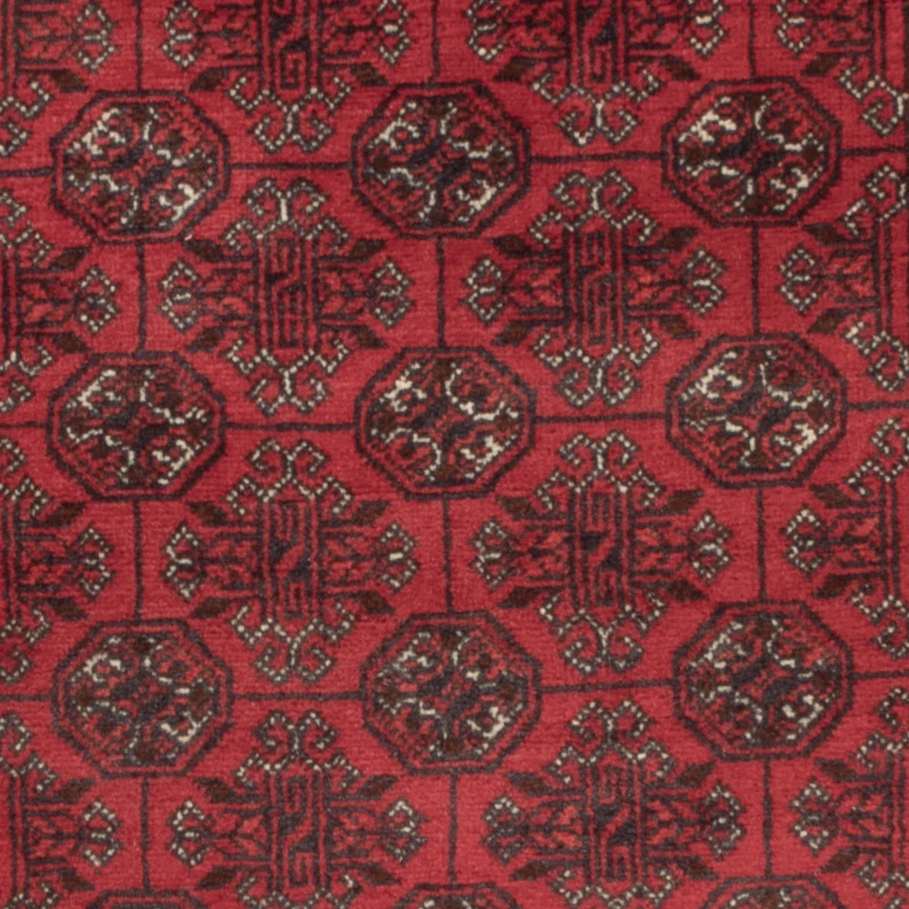 Afghansk teppe - Bukhara - 122 x 70 cm - mørk rød