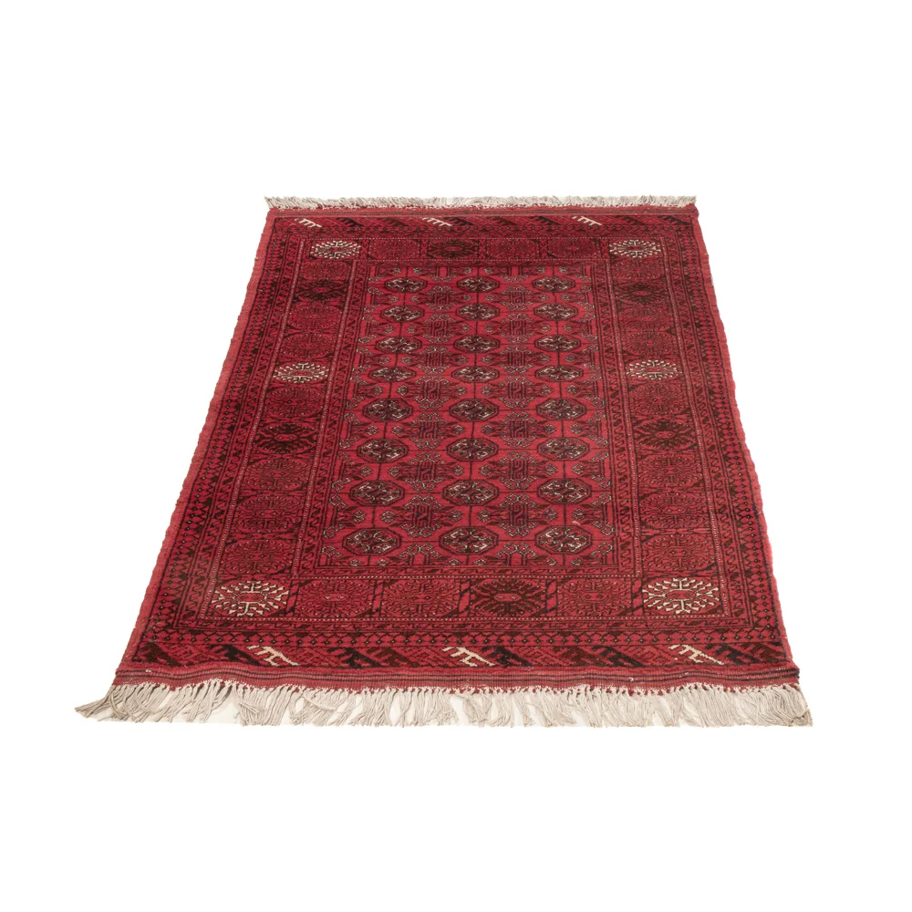 Afghansk teppe - Bukhara - 122 x 70 cm - mørk rød