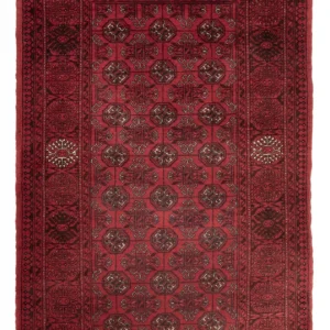 Afghansk teppe - Bukhara - 122 x 70 cm - mørk rød