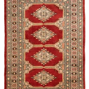 Afghansk teppe - Bukhara - 123 x 78 cm - rød