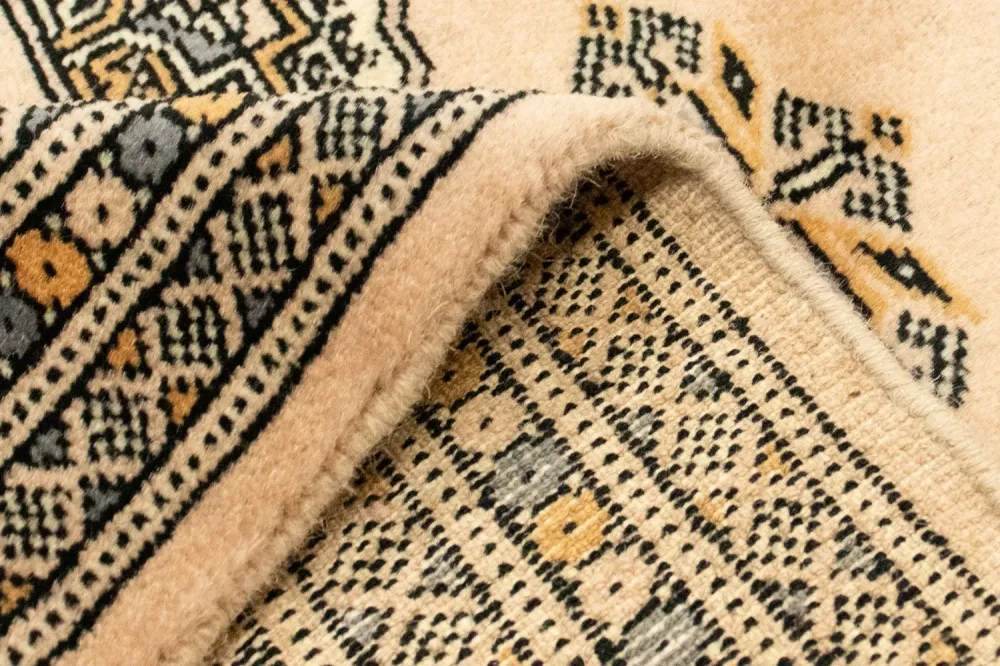Afghansk teppe - Bukhara - 130 x 77 cm - beige