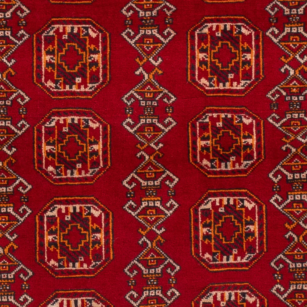 Afghansk teppe - Bukhara - 147 x 104 cm - rød
