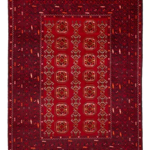 Afghansk teppe - Bukhara - 147 x 104 cm - rød