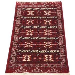 Afghansk teppe - Bukhara - 165 x 90 cm - mørk rød