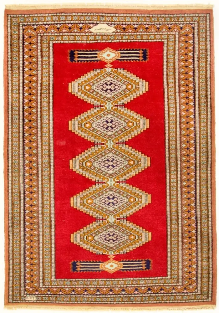Afghansk teppe - Bukhara - 168 x 130 cm - rød