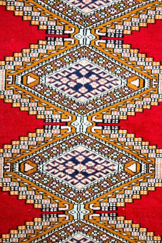 Afghansk teppe - Bukhara - 168 x 130 cm - rød
