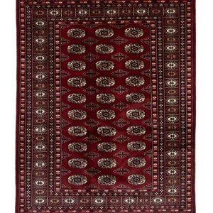 Afghansk teppe - Bukhara - 177 x 125 cm - rød