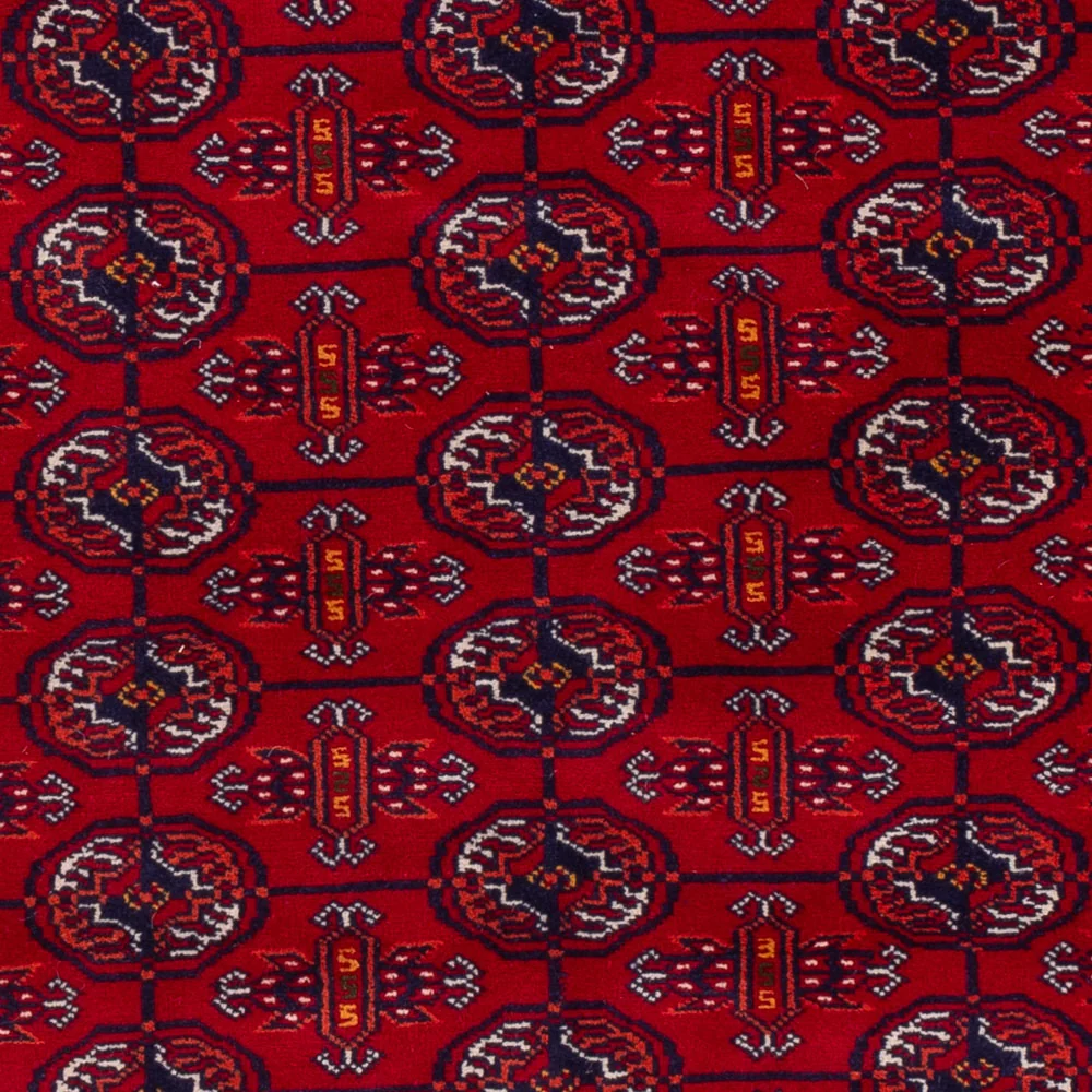 Afghansk teppe - Bukhara - 189 x 133 cm - mørk rød