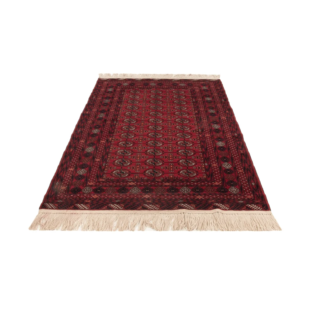 Afghansk teppe - Bukhara - 189 x 133 cm - mørk rød