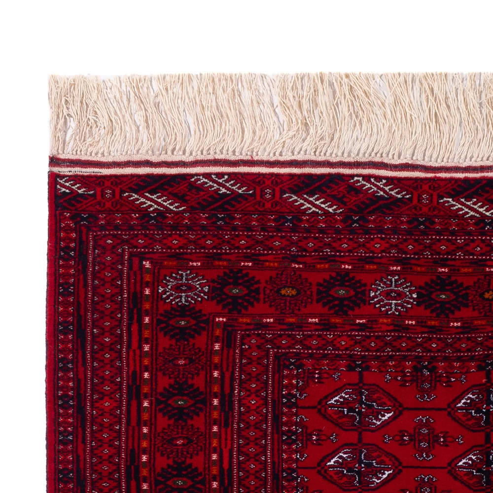 Afghansk teppe - Bukhara - 194 x 133 cm - mørk rød