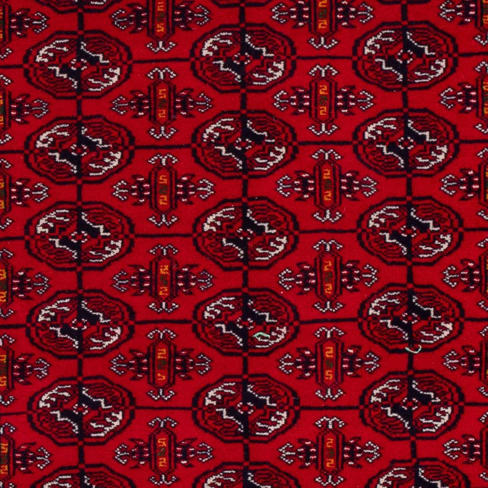 Afghansk teppe - Bukhara - 209 x 132 cm - mørk rød