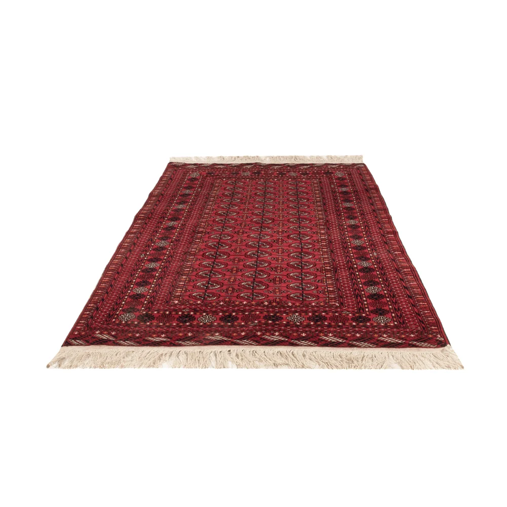 Afghansk teppe - Bukhara - 209 x 132 cm - mørk rød