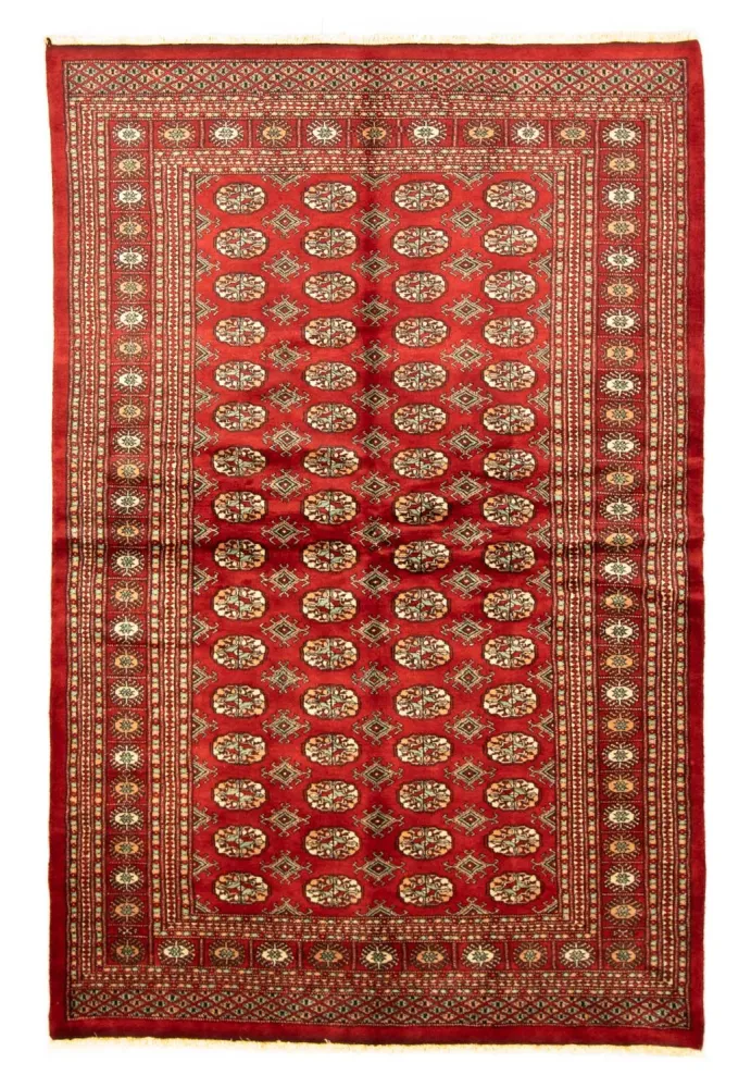 Afghansk teppe - Bukhara - 223 x 149 cm - rød