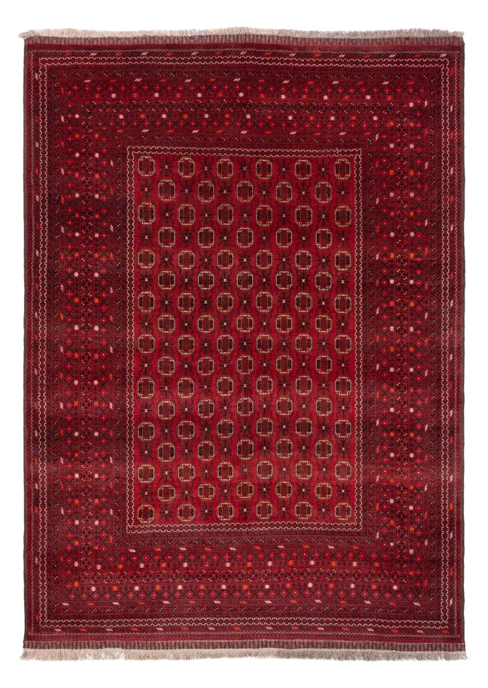 Afghansk teppe - Bukhara - 274 x 198 cm - rød