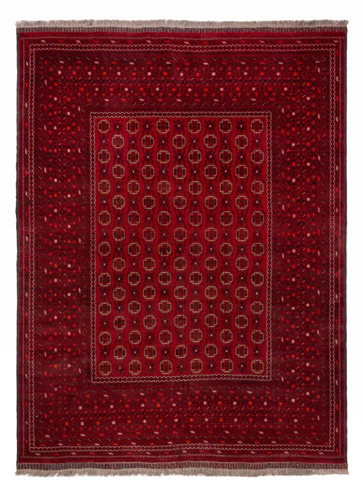 Afghansk teppe - Bukhara - 276 x 200 cm - rød