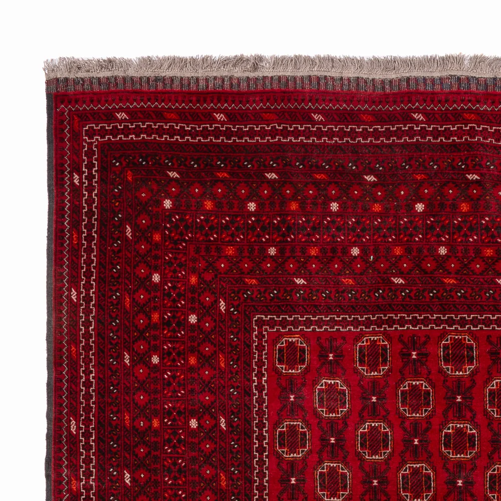 Afghansk teppe - Bukhara - 276 x 200 cm - rød