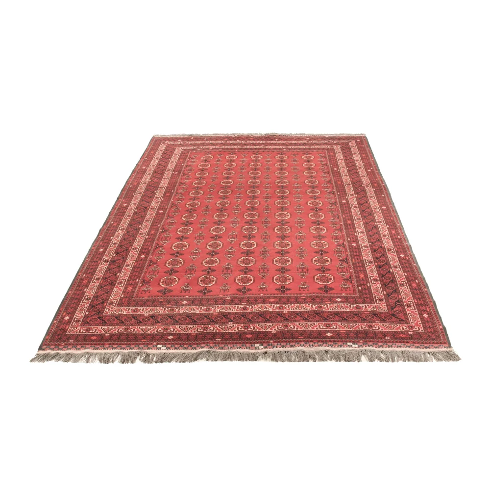 Afghansk teppe - Bukhara - 278 x 191 cm - rød