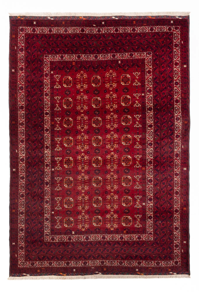 Afghansk teppe - Bukhara - 284 x 194 cm - rød