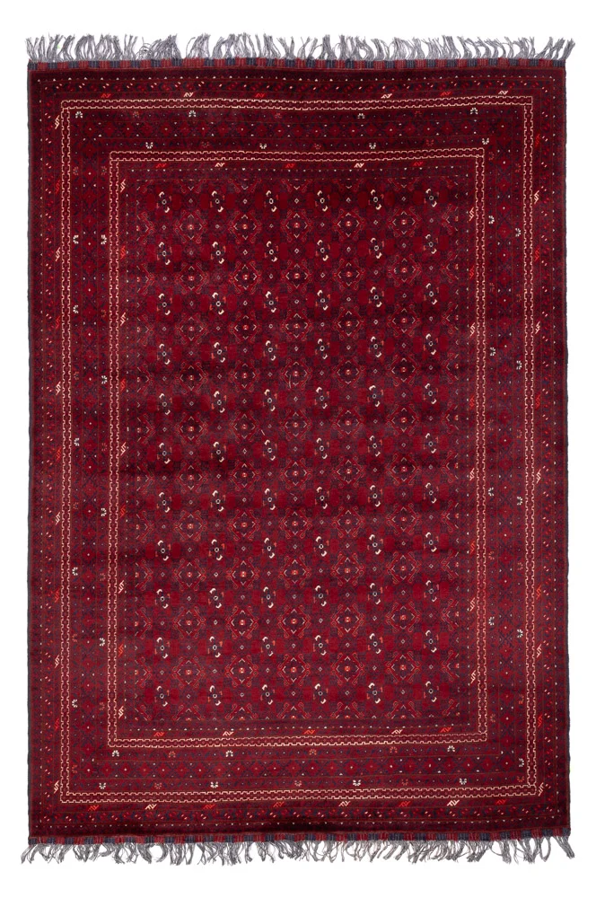 Afghansk teppe - Bukhara - 284 x 195 cm - rød