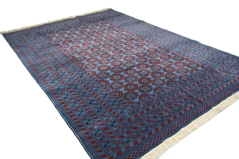 Afghansk teppe - Bukhara - 286 x 198 cm - blå