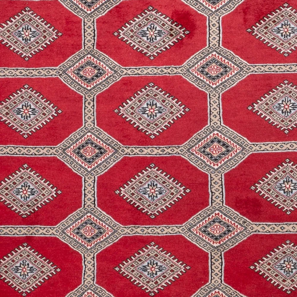 Afghansk teppe - Bukhara - 287 x 220 cm - rød