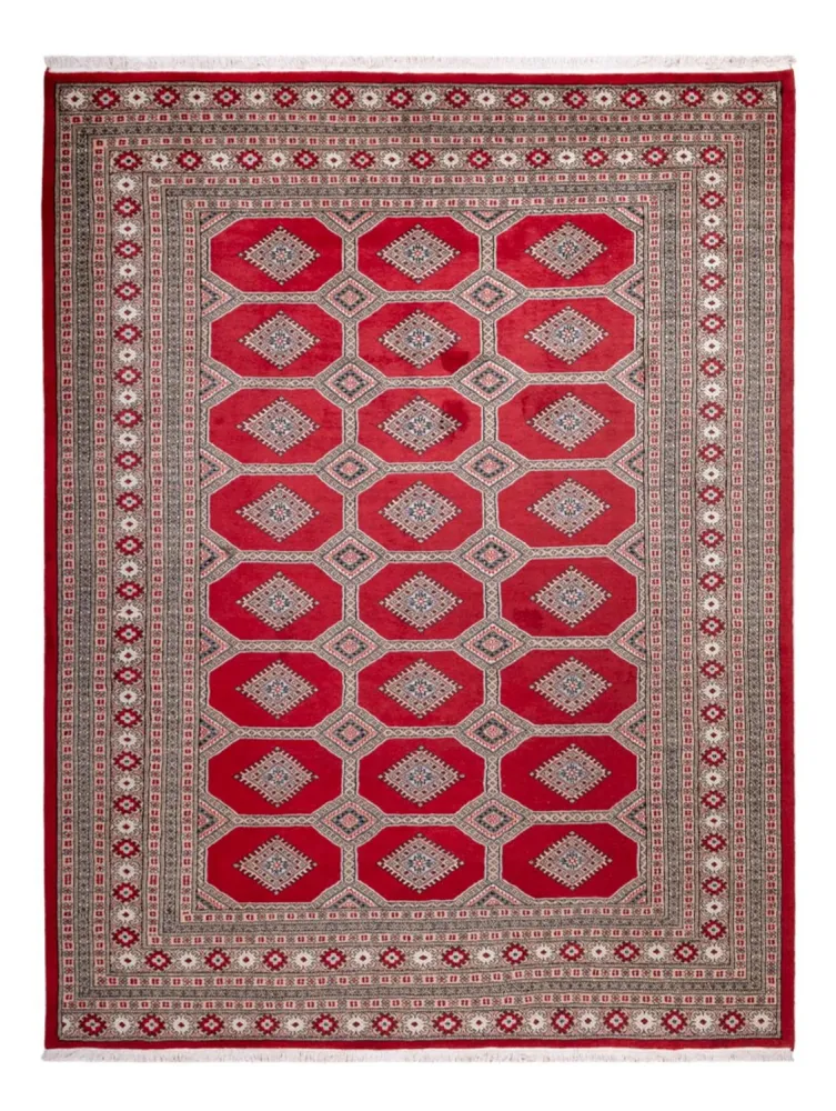 Afghansk teppe - Bukhara - 287 x 220 cm - rød