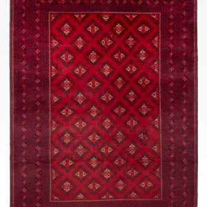 Afghansk teppe - Bukhara - 288 x 192 cm - rød