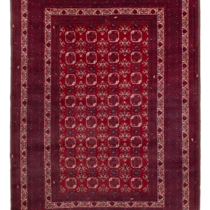 Afghansk teppe - Bukhara - 288 x 197 cm - rød
