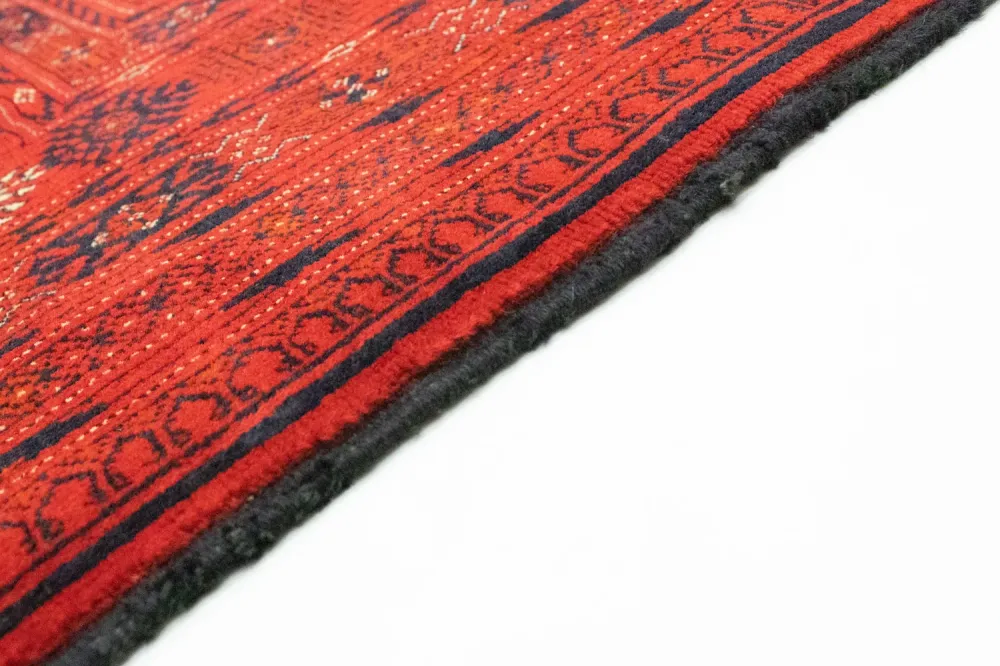 Afghansk teppe - Bukhara - 288 x 202 cm - mørk rød